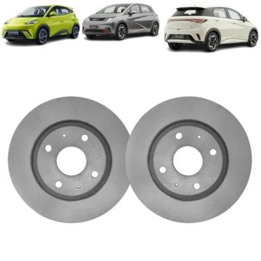 Imagem de PAR DISCO SOLIDO DO FREIO TRASEIRO DOLPHIN EV MINI DOLHPIN 2024 2025 (ARO 16) (4 FUROS)