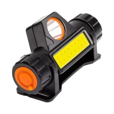 Imagem de Lanterna De Cabeça LED COB Recarregável À Prova d'Água Para Camping, P