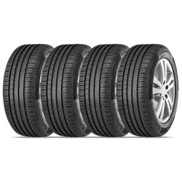 Imagem de Kit 4 Pneu Continental Aro 17 235/55r17 99v Premium Contact 5 Ao Origi