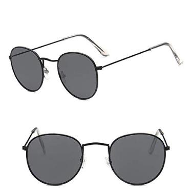 Imagem de Óculos de sol retrô moda masculinos redondos vintage óculos de sol masculinos/femininos de luxo pequenos Lunette Soleil Homme, 1,A