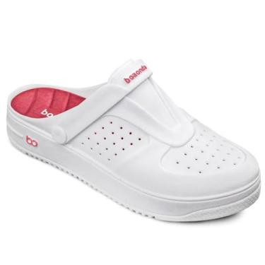 Imagem de Babuche Feminino Clog Urban Branco Goiaba Boaonda 2160-200-009
