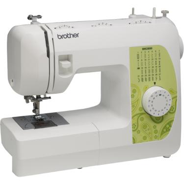 Imagem de Máquina de costura reta Brother BM2800 portátil branca 220V