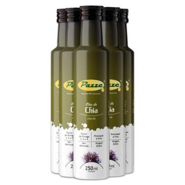 Imagem de Kit 5 Óleo de Chia Extra Virgem Pazze 250ml