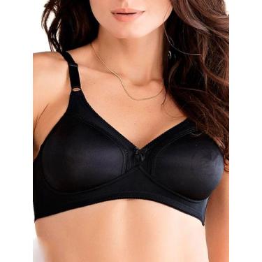 Imagem de Sutiã sem Aro e sem Bojo N Triumph Compliment 24353 Taça B, Preto, 48