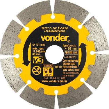 Imagem de Disco Diamantado 121mm V3 Segmentado - Vonder