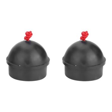 Imagem de Chazcool 2 peças de giz antiderrapante com ponta de taco, suporte de giz de bilhar com cordão, suporte de giz de bilhar para sinuca
