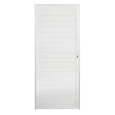 Imagem de Porta Lambril 2,10x70 lado ESQUERDO L-25 no alumínio branco