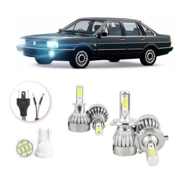 Imagem de Lampada Led Volkswagen Santana 1984 A 1990 H4 H3 20000lm - V10, Branco