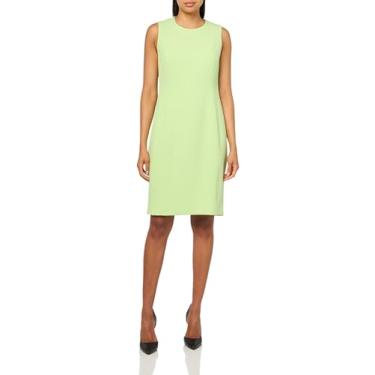 Imagem de Kasper Vestido feminino com costura princesa, Verde primavera, 48