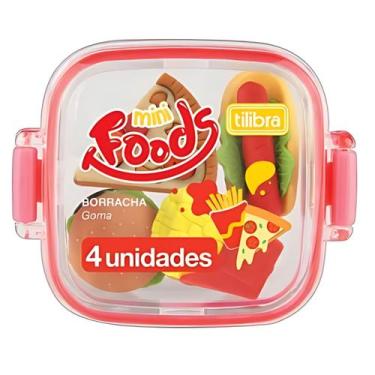 Imagem de Borracha Lancheira Mini Foods - Tilibra