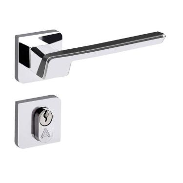 Imagem de Fechadura Entrada Roseta S40mm Cromado Vega Aliança