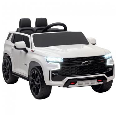 Imagem de Carro Elétrico Infantil Aosom Licensed Chevrolet Tahoe, Bateria 12V 7AH, Controle Remoto para Pais, Luzes LED, Música, Suspensão