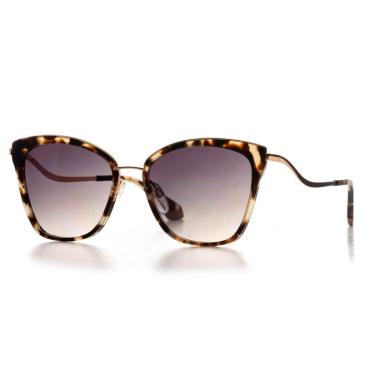 Imagem de Óculos Solar Ana Hickmann Ah9322 G21  Brilho Demi Lente  Degradê-Feminino