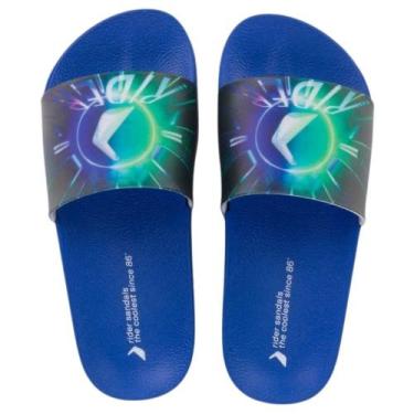 Imagem de Chinelo Slide Infantil Masculino Rider Player Confortável e Resistente