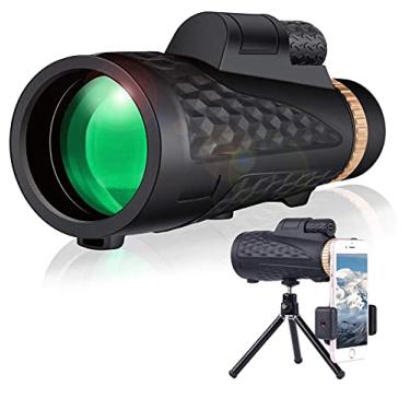 Imagem de Zoom Monoculars 12x60 Concert Outdoor Mobile Phone Camera Binóculos de alta definição para caminhadas, escaladas, observação de pássaros e paisagens