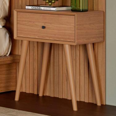 Imagem de Mesa De Cabeceira 1 Gaveta 100% Mdf Freijo Tw49 - Dalla Costa