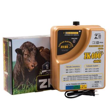 Imagem de Eletrificador De Cerca Rural Zk400 127V  Luz  30,96 Joules