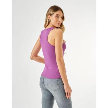 Imagem de Regata Zinzane Feminino Rib - Roxo