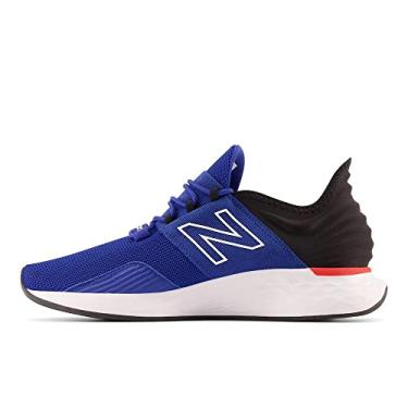 Imagem de New Balance Fresh Foam Roav V1 Tênis de corrida masculino, Team Royal/Neo Flame/Preto, 43