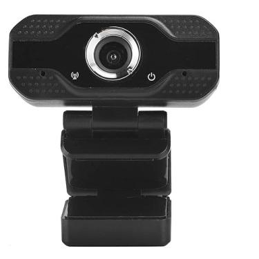 Imagem de Webcam, 1080P HD Desktop Computer Camera Clip Type USB Camera With Microphone For Network Teaching Video Conference Remote Work Live Network