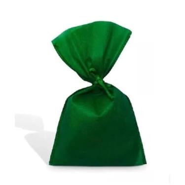 Imagem de 2 Saco Gigante para Presente Verde em Tnt 70x1,00cm - Roupa Suja - Organizar - Guardar Cobertor