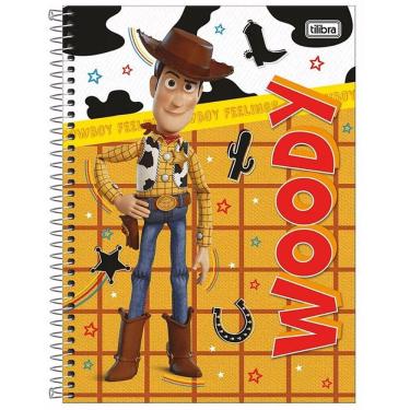 Imagem de Caderno Universitário Espiral Capa Dura 80 folhas - 1 matéria Toy Story Woody: Disney