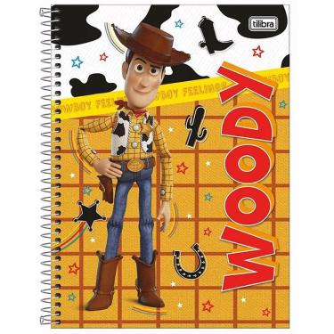 Imagem de Caderno Universitário Espiral Capa Dura 80 folhas - 1 matéria Toy Story Woody: Disney
