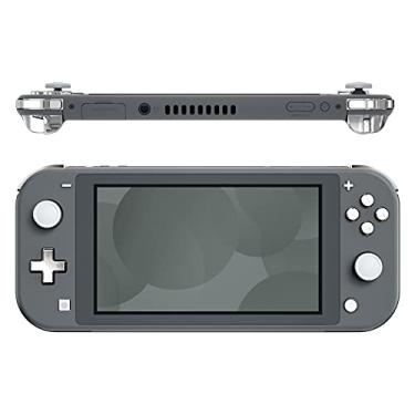 Imagem de eXtremeRate Substituição em prata cromada ABXY Home Capture Plus Minus Keys Dpad L R ZL ZR Gatilho compatível com Nintendo Switch Lite, conjunto completo de kits de reparo de botões compatíveis com