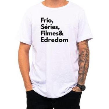 Imagem de Camiseta Frase Frio Séries Filmes Criativa Engraçada-Unissex