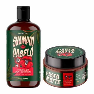 Imagem de Kit 1X Shampoo E 1X Pomada Para Cabelo Guaraná Don Alcides
