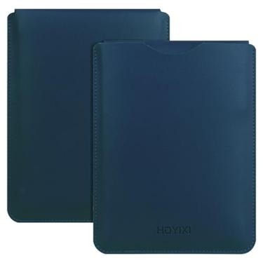 Imagem de HoYiXi Capa universal para Kindle Paperwhite/Colorsoft/Signature Edition 2024-2012/Kobo/Voyaga/Pocketbook/Sony/Tolino eReader, bolsa de manga leve para eBooks de 6,8 polegadas - Azul