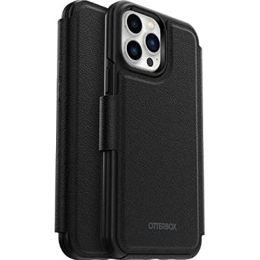 Imagem de OtterBox Carteira estilo Folio para MagSafe - iPhone 12 Pro Max (apenas) (não compatível com outros modelos de iPhone 12) - Embalagem não varejo - Shadow (preto)