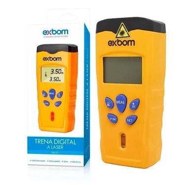 Imagem de Trena Digital A Laser Com Nível 18 Metros Com Display Lcd