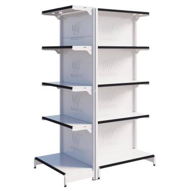 Imagem de Gôndola Fit Centro 1 Ponta E 1 Inicial 2,02m Expositro De Mercado Amapá