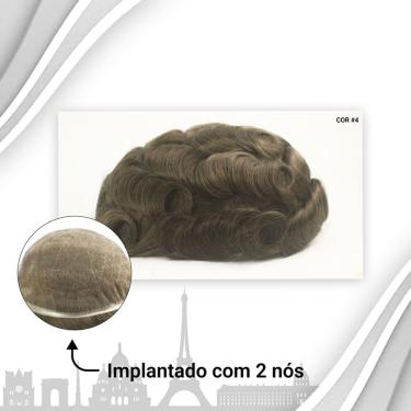 Imagem de Protese Capilar Full Lace Masculina Francesa (20X25)