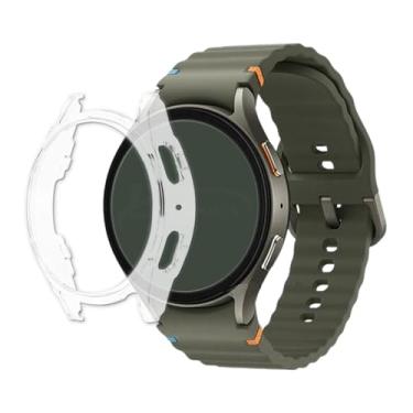 Imagem de Capa Protetora PC Bumper Case LTimports compativel comg Galaxy Watch 7 44mm Sm-L310 Bt e Sm-L315 Lte (LT-Transparente)