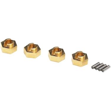 Imagem de Hot Racing SXTF10H Brass Stock Wheels hub 7mm hex SCX24