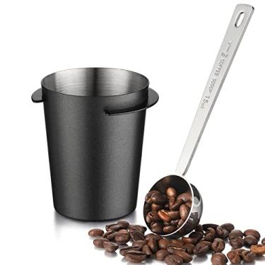 Imagem de Copo dosador de café de 58 mm copo dosador de aço inoxidável serve para 58 mm Portafilters copo dosador de café expresso máquina ferramentas