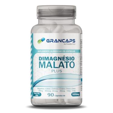 Imagem de MAGNÉSIO DIMALATO PLUS – 500MG – 90 CÁPSULAS