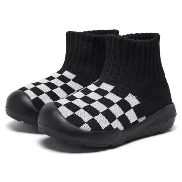 Imagem de MORENDL Pantufas infantis antiderrapantes para meninos e meninas, 9-12 meses