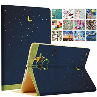 Imagem de DuraSafe Cases Capa inteligente impressa Slim Folio para iPad 9,7 polegadas 5/6 Gen 2017/2018 e Air 1/Air 2 [A1893 A1954 A1822 A1823 A1566 A1567 A1474 A1475] Capa inteligente impressa Slim Folio