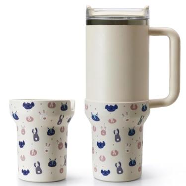 Imagem de Thxbag Bota de silicone resistente a riscos, 1.134 ml, para Stanley Cup, com acessórios Stanley H2.0 e Quencher Adventure Tumbler