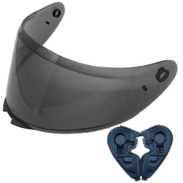 Imagem de Kit Viseira Capacete Helt Polar Avant Ebf X Troy Ff526 Mais Reparo Fix