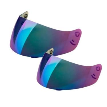 Imagem de Kit 2 Viseiras Capacete Ebf E0x E0x E17 Spark 2mm Camaleão - Peels