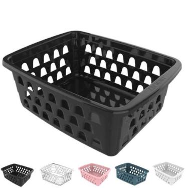 Imagem de Cesto Organizador Multiuso Decorativo Pequeno p/ Gaveta Armário 16x13 