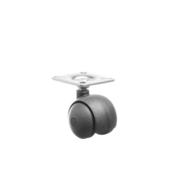 Imagem de (4PÇS) RODIZIO GIRATORIO P/ MOVEIS RODA 30MM PLACA 30x45MM - SQUADRONI