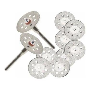 Imagem de 10 Serra Discos 22mm Diamantados Corte Micro Retífica Dremel - SG UTIL