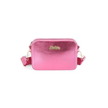 Imagem de Bolsa Juvenil Alça Transversal Barbie Pink Brilhosa - Luxcel