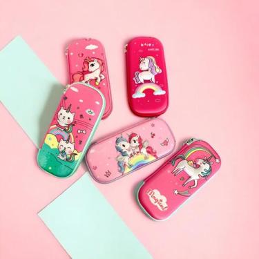 Imagem de Estojo Infantil Escolar Organizador 3d Grande Box Case Lapis - Donmix,