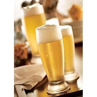 Imagem de Jogo 4 Copos De Vidro para Cerveja Munich Nadir 200ml Chopp